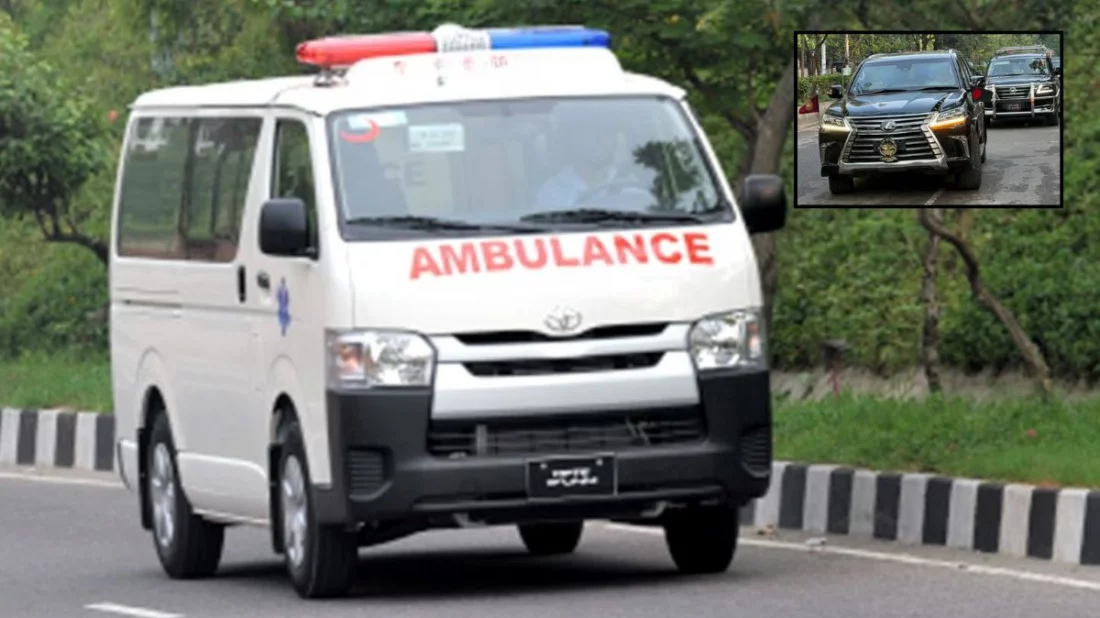 বহর থামিয়ে অ্যাম্বুলেন্সকে পথ করে দিলেন প্রধানমন্ত্রী
