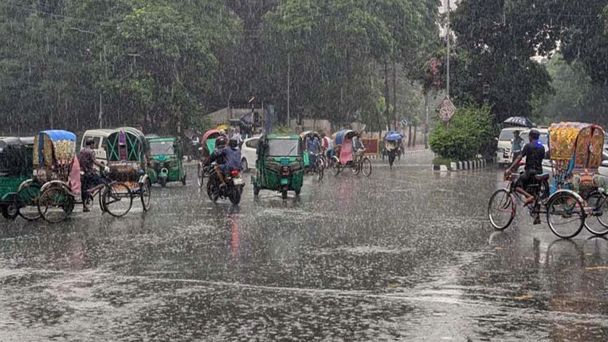 দেশের বিভিন্ন এলাকায় ভারী বর্ষণের আভাস