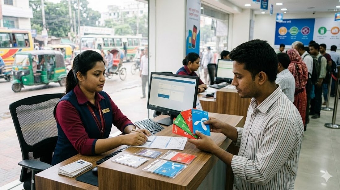 দেশে নিবন্ধিত মোবাইল সিম জনসংখ্যার ‘দ্বিগুণ’