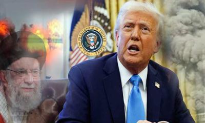 ইরানের বিরুদ্ধে যুদ্ধের দায় নিজ কাঁধে নিলেন ট্রাম্প