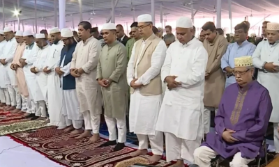 জাতীয় ঈদগাহে ঈদুল আজহার প্রধান জামাত অনুষ্ঠিত