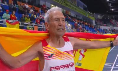 ৯০ বছর বয়সে দৌড়ে ডাবল বিশ্বরেকর্ড স্প্যানিশ অ্যাথলেটের
