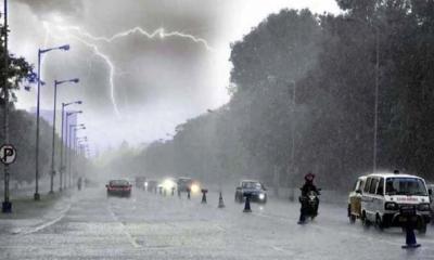 রাজধানীসহ ১৫ জেলায় বজ্রবৃষ্টির আশঙ্কা, নদীবন্দরে ১ নম্বর সংকেত