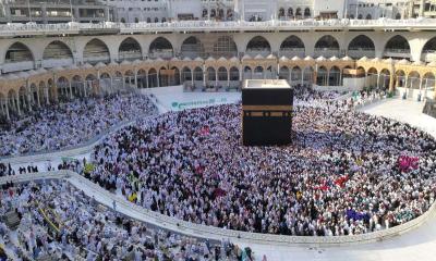 রমজানের প্রথম দশকে হারামাইনে ৩ কোটি ১৯ লাখ মুসল্লি