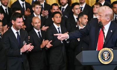 মেসির সঙ্গে সাক্ষাতে ট্রাম্প বললেন, ‘তুমি হয়তো পেলের চেয়েও ভালো’