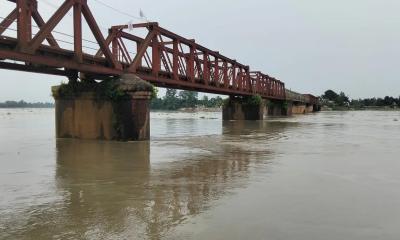 কুড়িগ্রামে সব নদ-নদীর পানি বাড়ছে, দুধকুমারের পানি বিপৎসীমার ওপরে