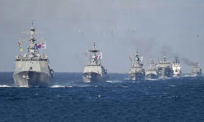 যুদ্ধজাহাজ পাঠাতে ট্রাম্পের আহ্বানের পর পরিস্থিতি ‘পর্যবেক্ষণ‍‍` করছে দক্ষিণ কোরিয়া