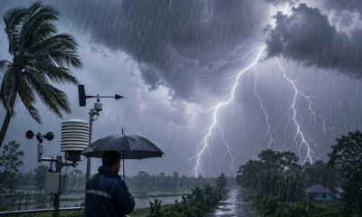দেশের ১৮ অঞ্চলে ঝড়সহ বজ্রবৃষ্টির শঙ্কা, নদীবন্দরে সতর্ক সংকেত