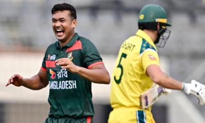 তাসকিন-মোস্তাফিজে কাঁপছে অস্ট্রেলিয়া, ০ রানে নেই ৩ উইকেট!