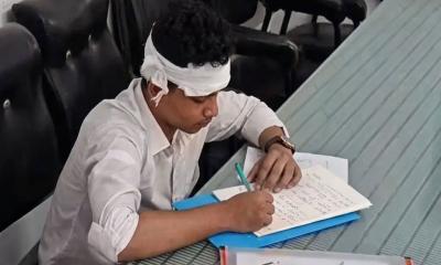 কেন্দ্রে পাখা খুলে পড়ল এসএসসি পরীক্ষার্থীর মাথায়