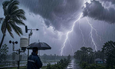 সন্ধ্যা ৬টার মধ্যে ১৪ অঞ্চলে বজ্রবৃষ্টির আশঙ্কা, নদীবন্দরে সতর্কতা