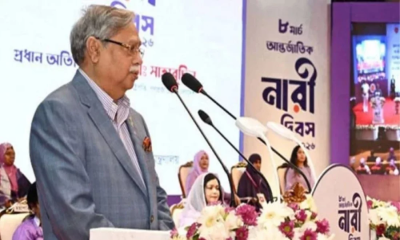 নারীর নিরাপত্তা নিশ্চিত না হলে উন্নয়নের সুফল মিলবে না: রাষ্ট্রপতি