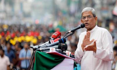 বিরোধীদল এখন নিষিদ্ধ আওয়ামী লীগের ভাষায় কথা বলছে: মির্জা ফখরুল