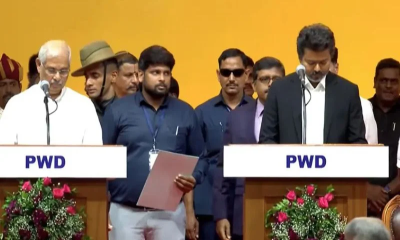 তামিলনাড়ুর মুখ্যমন্ত্রী হিসেবে শপথ নিলেন বিজয়